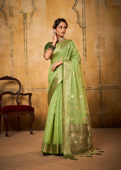 Banarasi Tissue Traditional Wear Sarees