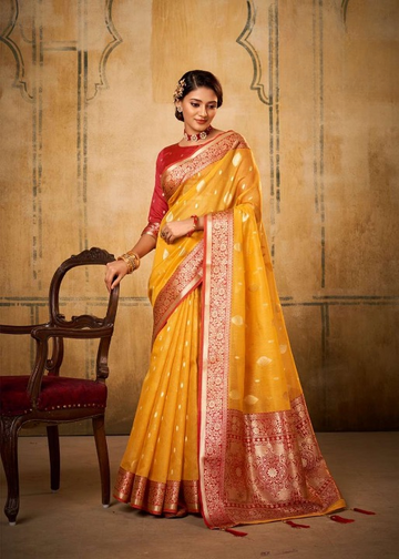 Banarasi Tissue Traditional Wear Sarees