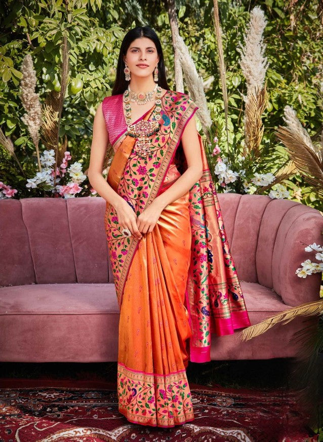 PAITHANI TISSUE SILK PREMIUM SAREE