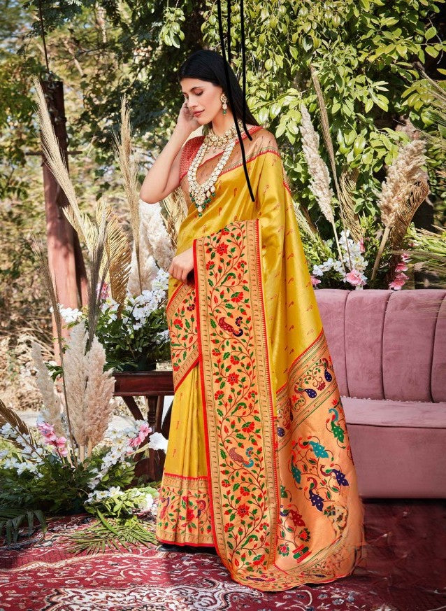 PAITHANI TISSUE SILK PREMIUM SAREE