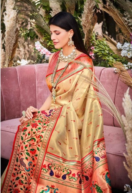 PAITHANI TISSUE SILK PREMIUM SAREE