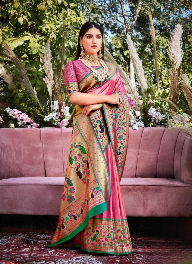 PAITHANI TISSUE SILK PREMIUM SAREE