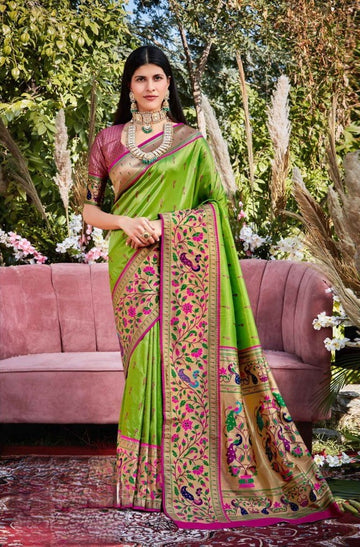 PAITHANI TISSUE SILK PREMIUM SAREE