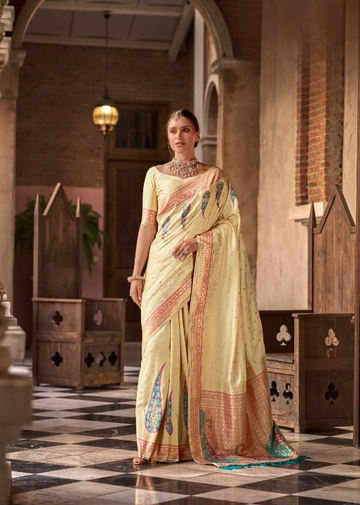 Alluring Design Stylish Silk Saree with Blouse