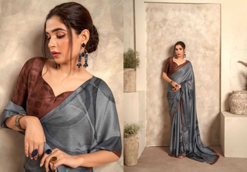 DESIGNER CRAPE SILK SAREE