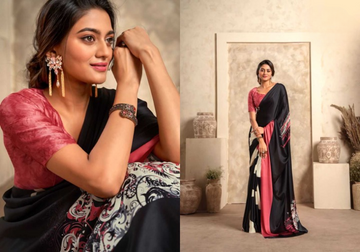 DESIGNER CRAPE SILK SAREE